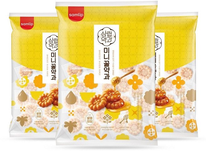 삼립 미니꿀 약과, 200g, 3개