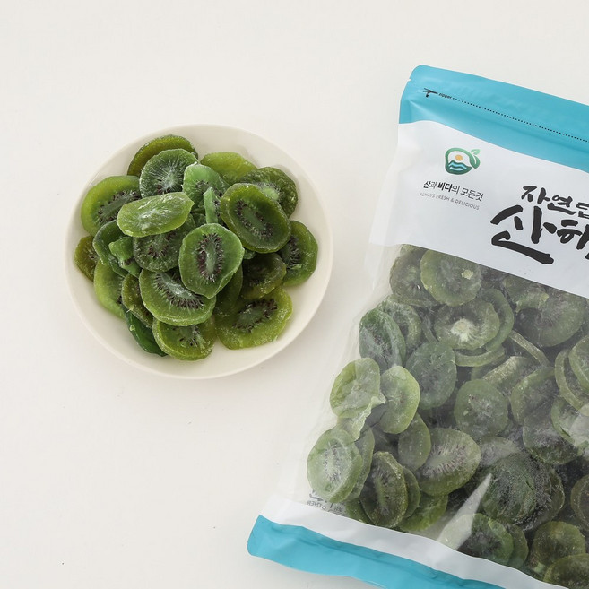 [자연담은 산해림] 프리미엄 건조 키위 말린키위 부드러운 건키위 1kg, 1개