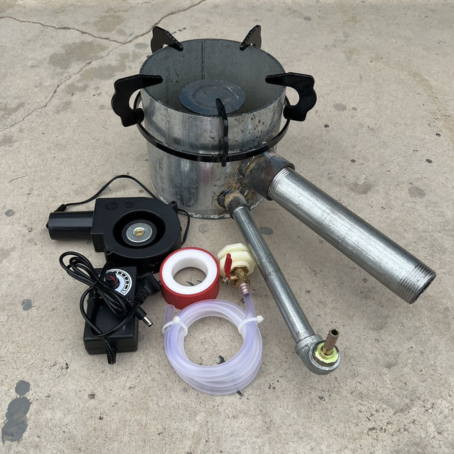 폐유 난로 열풍기 농업용 가열로 220v 난방기 창고 비닐하우스 전기난로 폐유난로, 블 토브 스피드컨트롤 송풍기 업그레이드, 1개