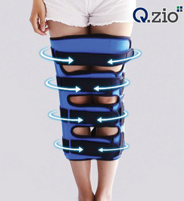 큐지오 4단 오다리 교정 교정기 밸트 휜다리 X다리 보정 자세교정, 1개