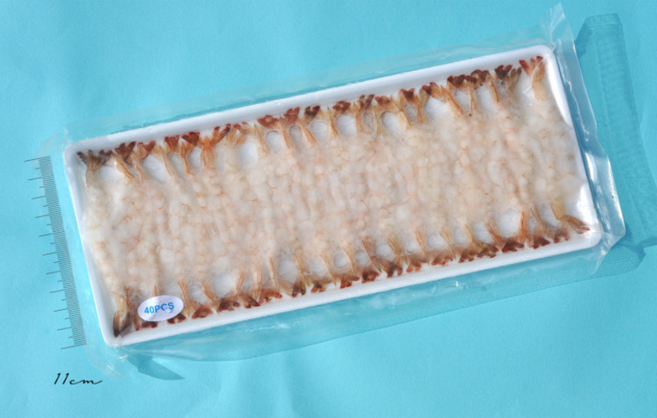 손질된 노바시새우 40미X3팩(총120미) 튀김용새우 새우튀김, 300g, 3개