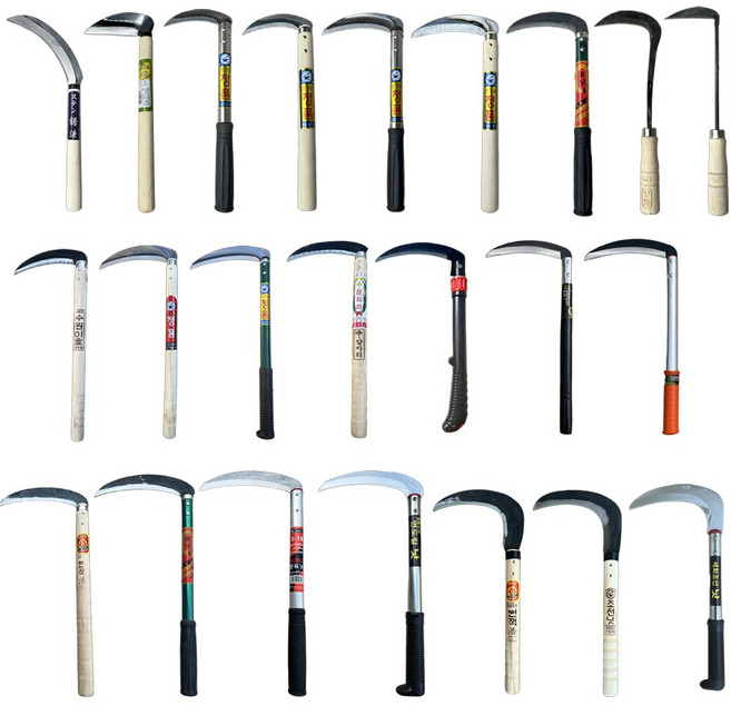 소형낫 미니낫 외낫 복합낫 조선낫 정글낫 장대낫 대장간 낫 벌초 잡초제거 제초 모음, 정글&장대낫모음, 1개