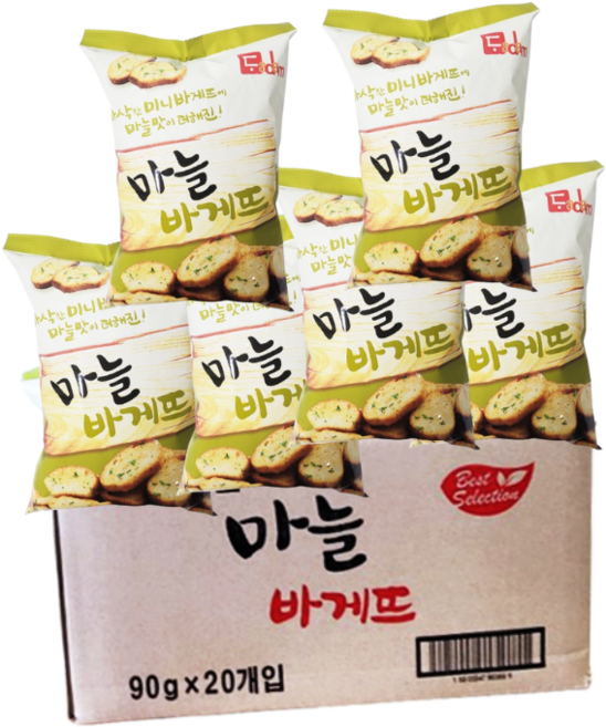 어반티라노 마늘바게뜨 과자, 20개, 90g