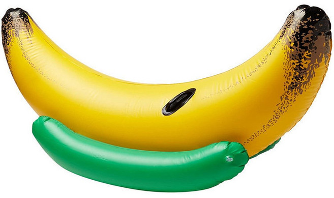 시소튜브 에어바운스 바나나 시소 에어 1M 에어시소 기밀 야외 실내 원보 놀이터 튜브, 엘로우바나나 130x60cm