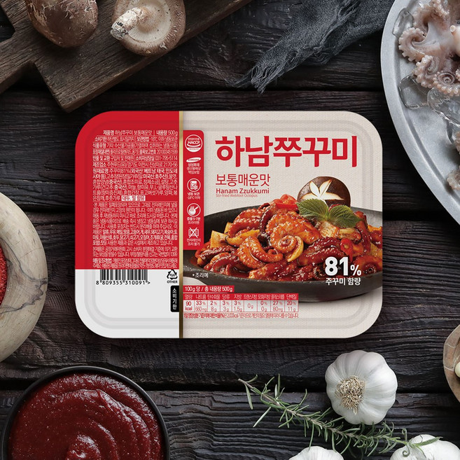 [HN] 하남쭈꾸미볶음 300g 보통매운맛(CP), 4개