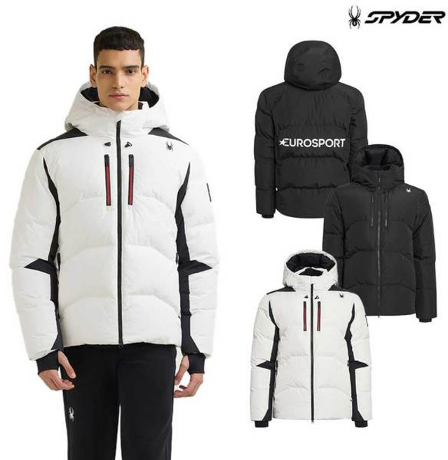 [백화점 정품] 스파이더 공용 유로스포츠 후드 덕 다운 패딩 점퍼 SPHWCNDJ224U