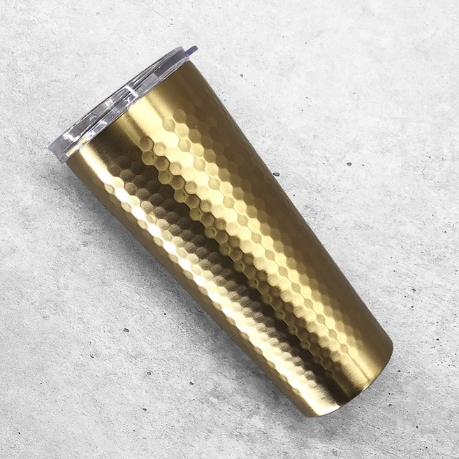 미르 벌집 이중 진공텀블러_430ml, 430ml, 골드