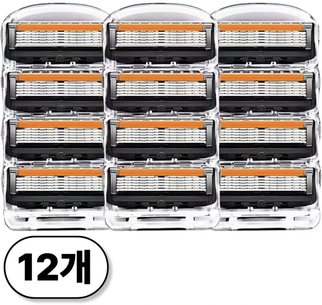 한솔템 5중 면도날 질레트 호환용, 3세트, 4개입 - 쿠팡