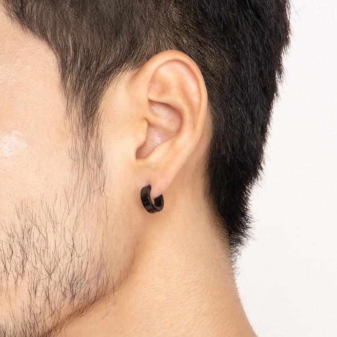 남자 링귀찌 이어커프 써지컬스틸 패션 귀뚫지않는 귀걸이