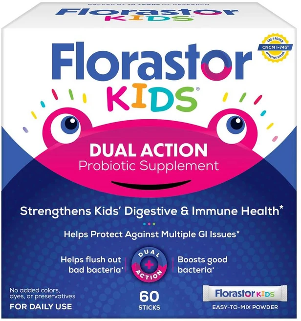 플로라스토 키즈 듀얼 액션 프로바이오틱 유산균 파우더, 1개, 150g - 쿠팡