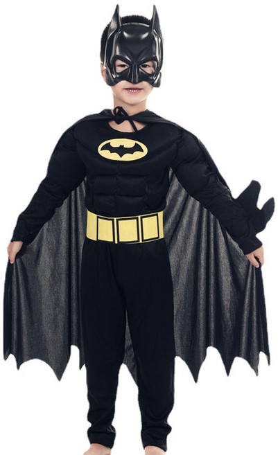 남아용 베트맨 망토 가면 세트 할로윈 코스튬