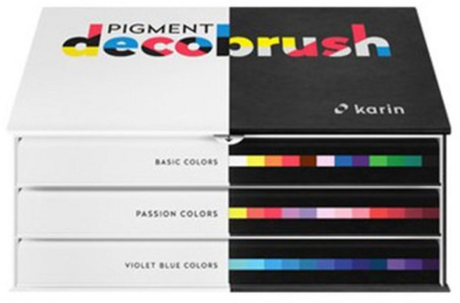 [카린] 피그먼트데코브러쉬마카디자이너36색, 선택하기:[6684570]36색