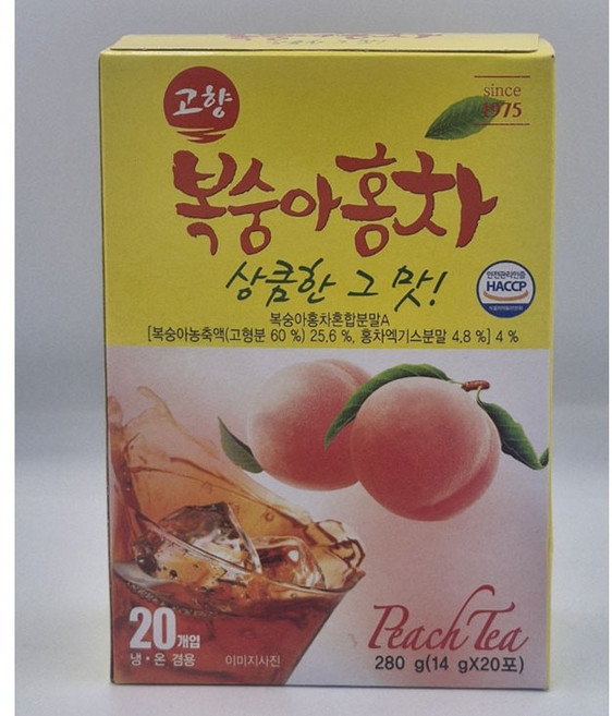 고향 복숭아홍차 20스틱, 14g, 20개입, 1개