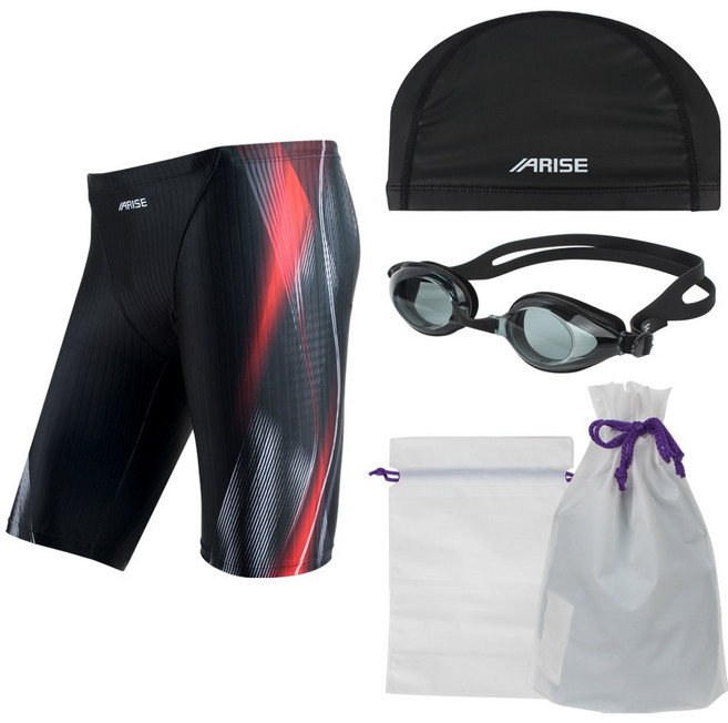 어라이즈 남성용 5부 실내 수영복 세트 ASIM435GCP