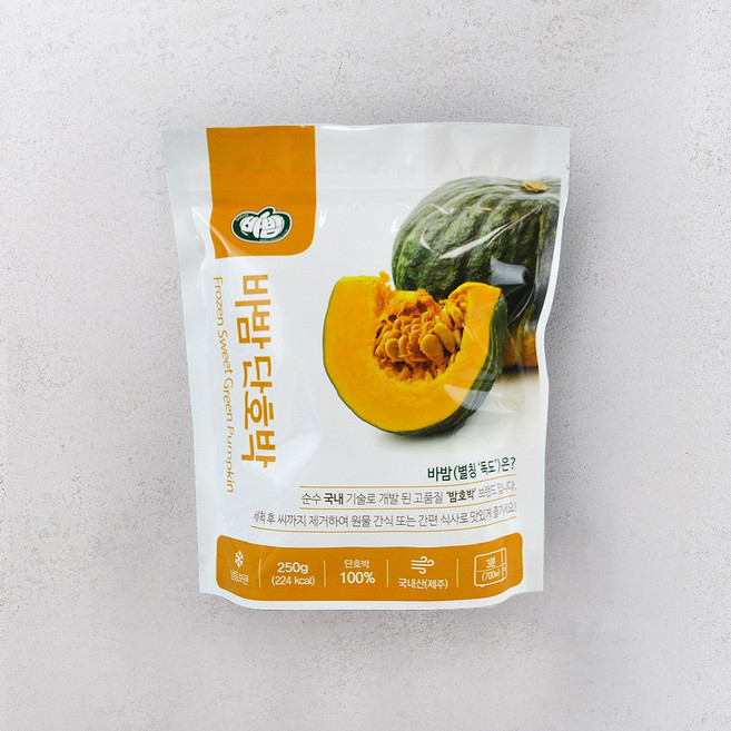 냉동 바밤 단호박 250g (국내산), 1개