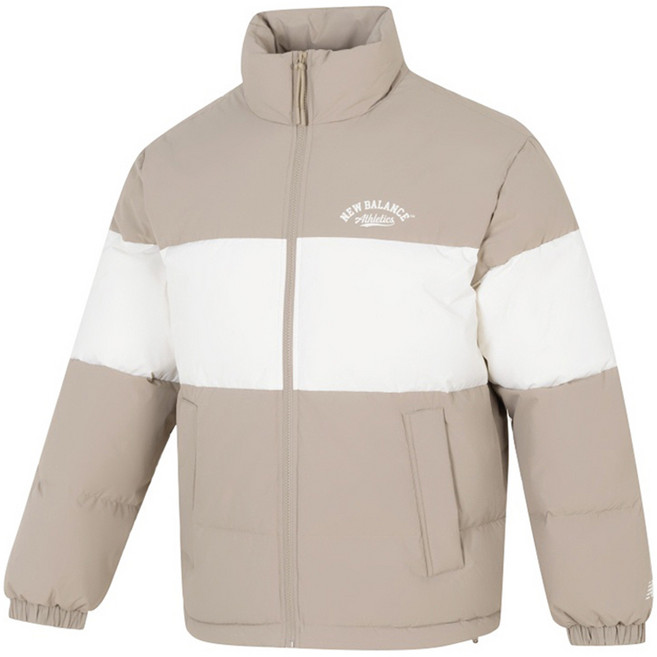 뉴발란스 남녀 공용 아웃도어 러닝 다운 재킷 AMJ44311-SOT