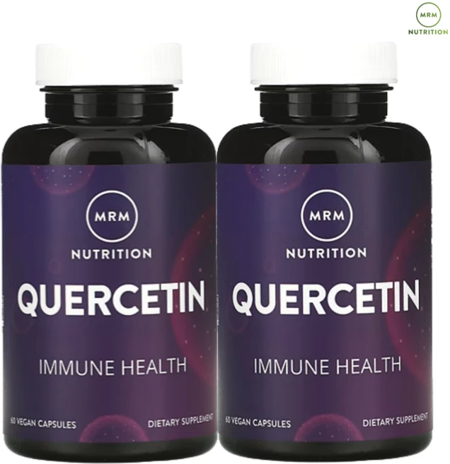 MRM 엠알엠 Nutrition 뉴트리션 퀘르세틴 500mg 베지캡슐, 60정, 2개 - 쿠팡