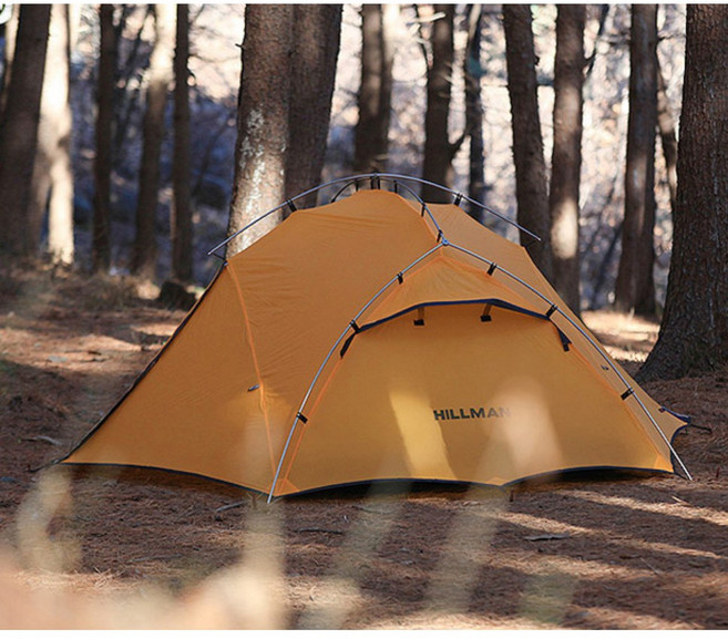 밸라컴퍼니 힐맨 안단테 1 2인용 방수 텐트, 1&2인용, 그레이