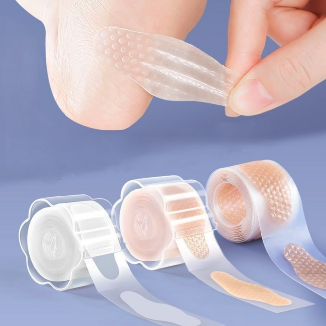 일상채움 뒤꿈치 쓸림 까짐 방지 테이프 투명 30p + 살색 30p, 1세트