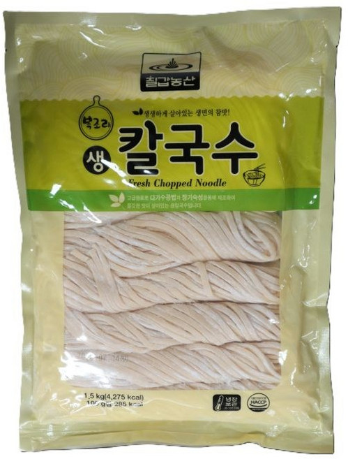칠갑 복조리 생칼국수 1.5kg 2개