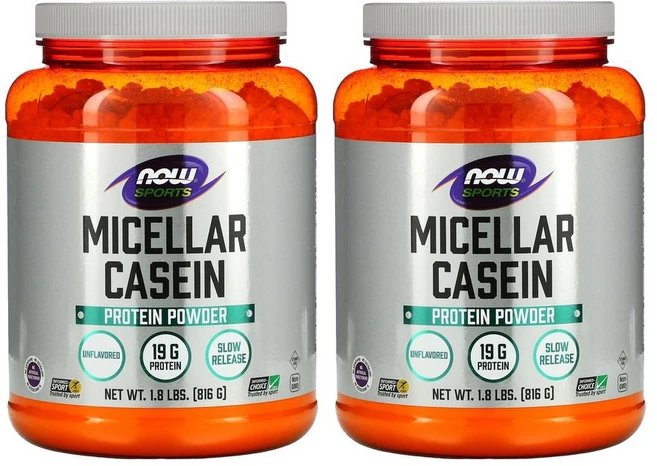 [1+1] NOW Foods 나우푸드 미셀라 카제인 816g 무향 단백질 프로틴 파우더 분말 가루 Micellar Casein Protein Powder 2개, 2팩 - 쿠팡