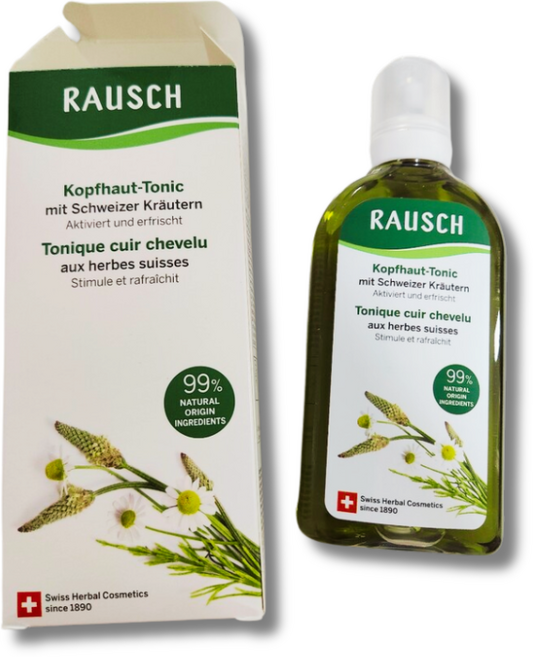 RAUSCH[정수리냄새케어/두피열감진정]라우쉬 스위스 허벌 헤어 토닉, 1개, 200ml