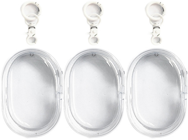 투명 PVC 미니 키링 파우치 인형 화장품 미니 가방 걸이