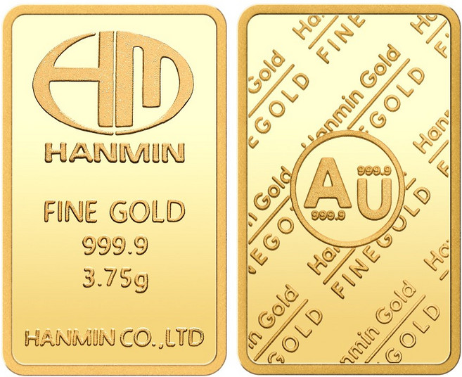 [한민골드한민금거래소]골드바 24K 순금 3.75g