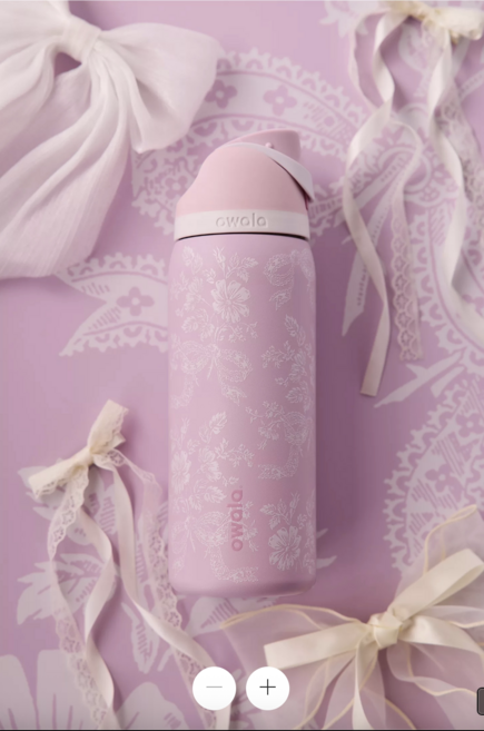 오왈라 Owala freesip 텀블러 빨대컵 32oz, 950ml, Ribbon Toile