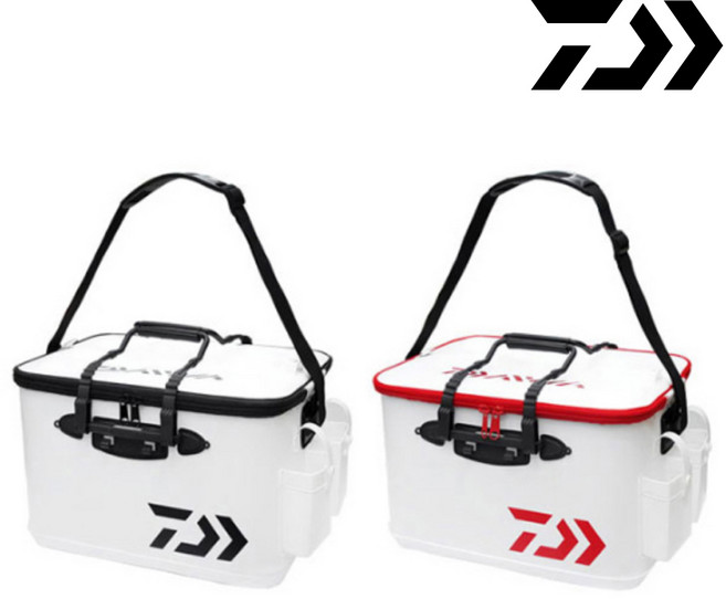 다이와 키퍼바캉 FD45 (KSA) 화이트레드 밑밥통 낚시살림통, FD45(KSA) 화이트/레드 [094559]