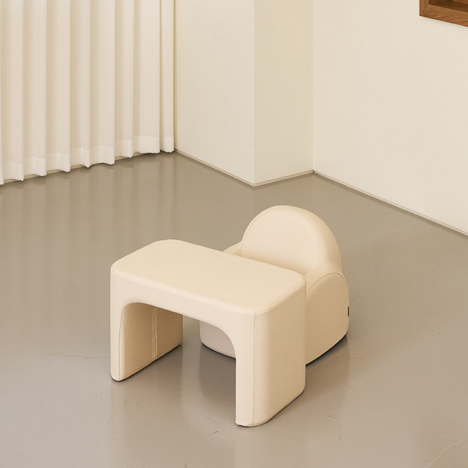 뒹굴러 소파 포쉬 테이블 세트, 크림베이지소파, 크림베이지테이블