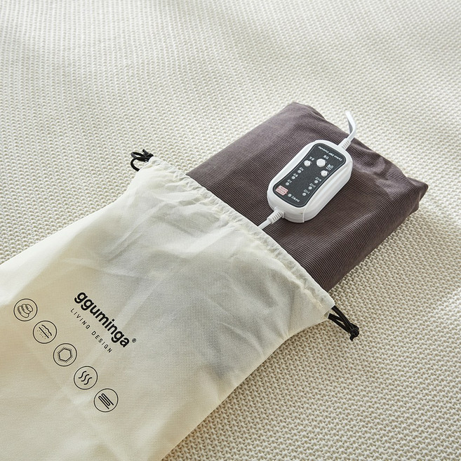 (EMF 전자파차단) 온열 찜질기 배 찜질기 생리통 복부 허리 온열찜질 부모님 효도선물, 그레이