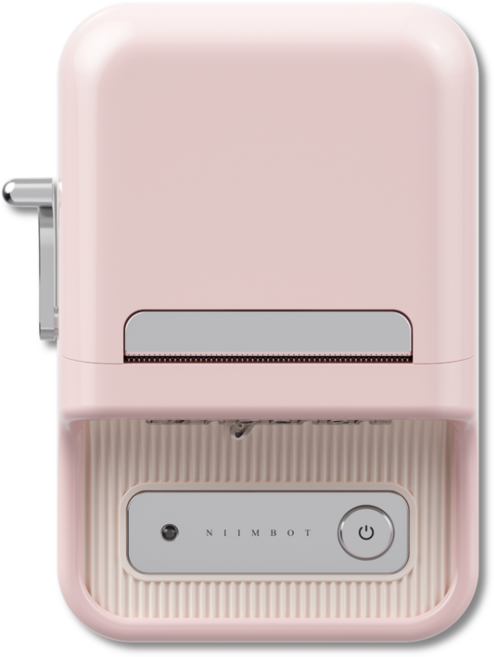 님봇 Niimbot B21 네임스티커 라벨프린터, B21프린터핑크+사각화이트50x90, 1개