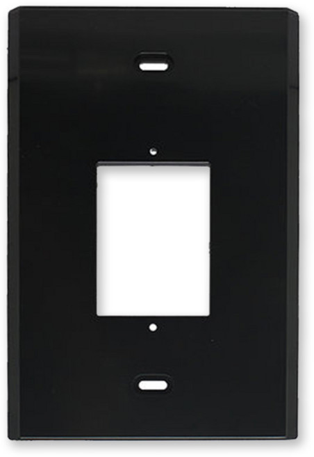 코콤 코맥스 삼성 현대통신 한창 비디오폰 인터폰 초인종 보강판 마감판, 외부초인종마감판(블랙), 1개