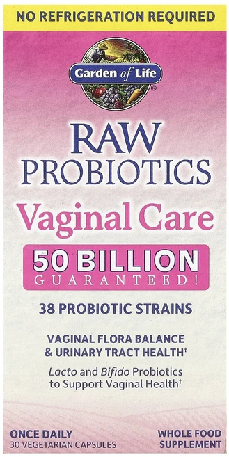 Garden of Life RAW Probiotics Vaginal Care 베지 캡슐 30정, GardenofLifeRAWProbioticsVagin, 1개 - 쿠팡