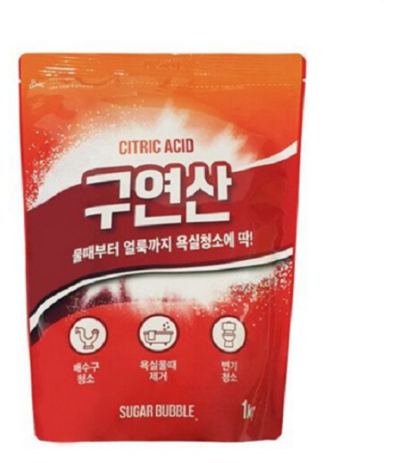 슈가버블 구연산 대용량 1kg, 1개