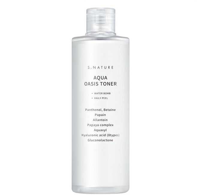 에스네이처 아쿠아 오아시스 토너, 300ml, 1개