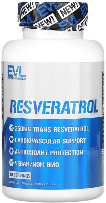 EVLution Nutrition 레스베라트롤 250mg 베지 캡슐 60정, EVLutionNutrition레스베라트롤250mg베지, 1개 - 쿠팡
