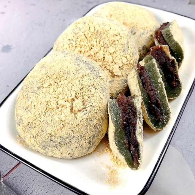 (셀브) 콩쑥개떡 1.8kg 개 60gx30개입 국내산 찹쌀~ 쑥떡 개별포장, 1.79kg, 1박스