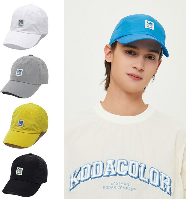[정품] 코닥 [공식](정상가 49000원) 블루로고 릴렉스핏 볼캡 (6 COLOR)
