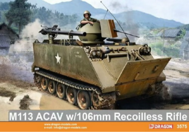 3575 1/35 M113 ACAV w/106mm Recoilless Rifle