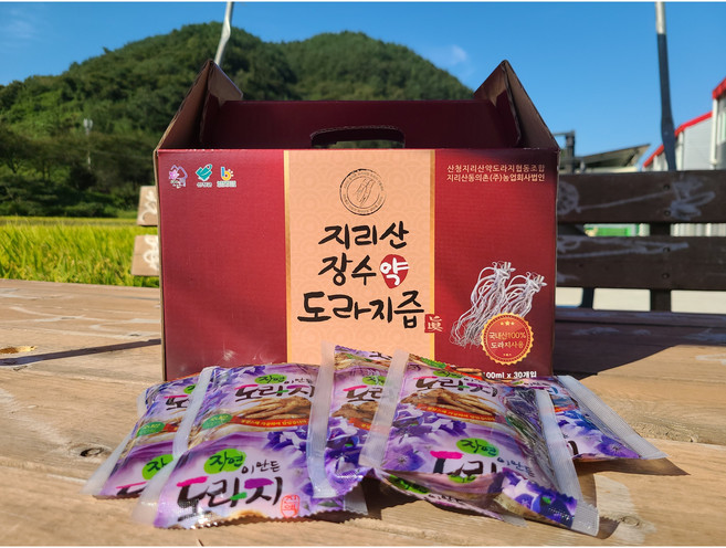 지리산 장수 약도라지 도라지즙 도라지배즙, 100g, 90개