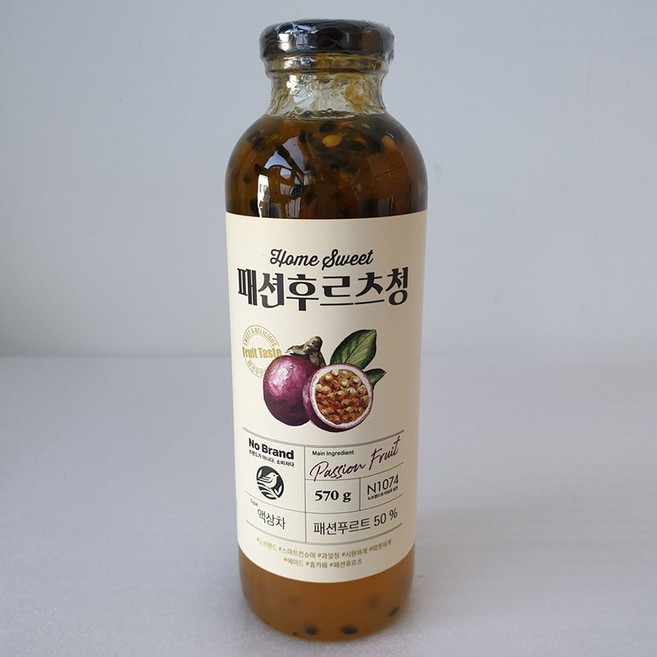 노브랜드 패션후르츠청 570G (손소독젤2ml 증정)