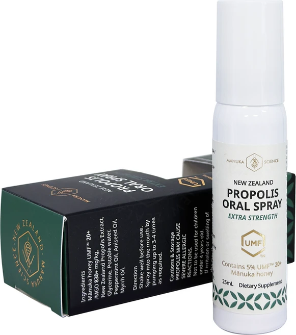 마누카사이언스 UMF20+ 마누카꿀 프로폴리스 스프레이 25ml 뉴질랜드, 1개 - 쿠팡