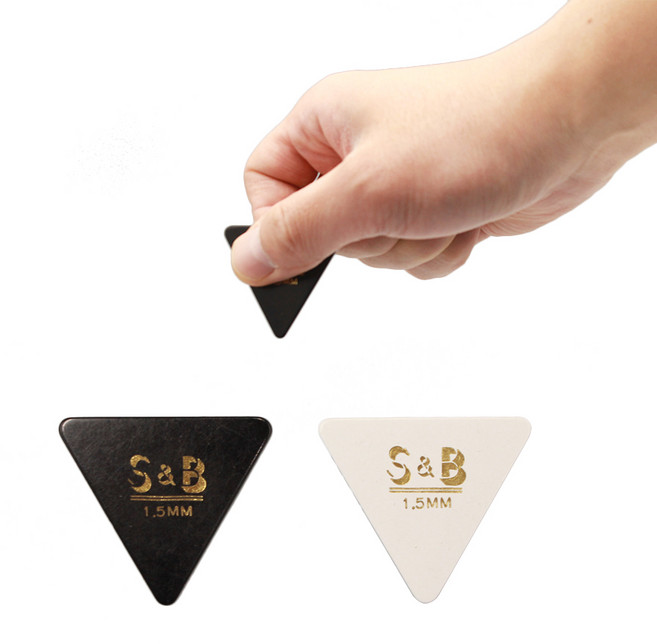 S&B 베이스 기타 국산 피크 1.5mm, 1개
