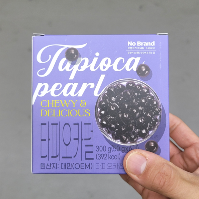 노브랜드 타피오카펄, 1개, 6개입, 50g