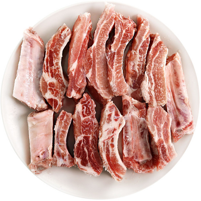 (배터짐)수입산 돼지쪽갈비 쪽갈비 돼지갈비 (일요일&당일발송), 1kg, 1개