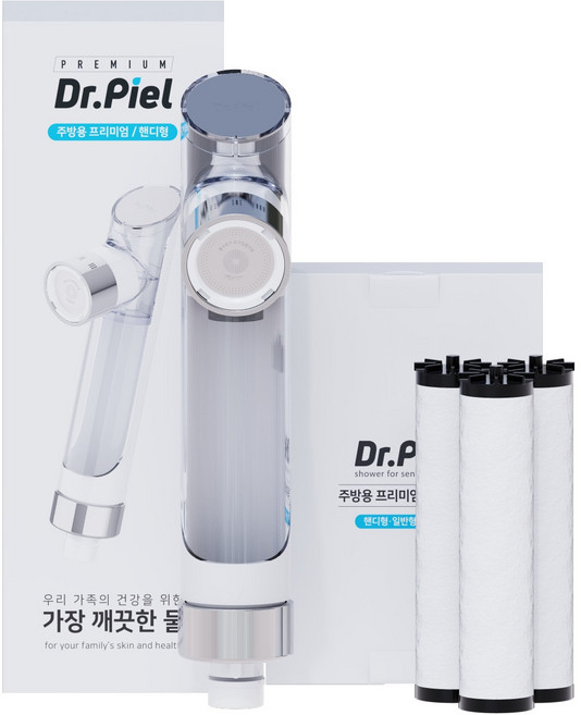 (정품) 프리미엄 주방용 1년세트 본품+일반형 필터(녹물제거) 3ea, (정품) 프리미엄 주방용 1년세트 본품+일반형 필터(녹