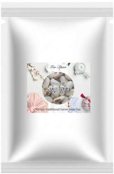 [티스페이스] 순수 한국 전통차 프리미엄 작두콩차 100티백 카페용 업소용 대용량, 1개, 100g, 100개입