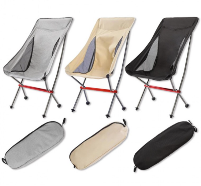 경량체어 캠핑 의자 L, 블랙, 1개